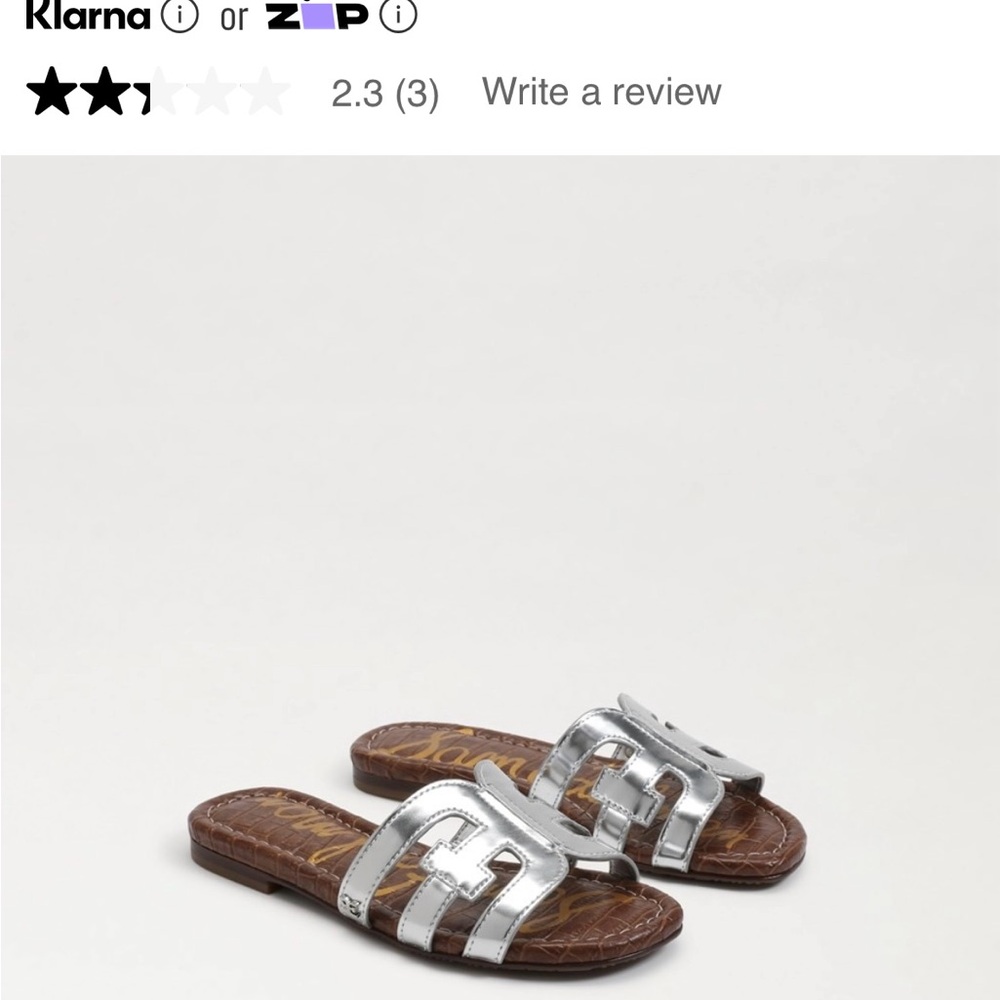 Sam Edelman Silver and Brown Kids Sandals